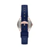 Reloj Gilmore de tres agujas con correa de piel azul marino Reloj Gilmore de tres agujas con correa de piel azul marino