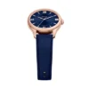Reloj Gilmore de tres agujas con correa de piel azul marino Reloj Gilmore de tres agujas con correa de piel azul marino