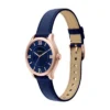 Reloj Gilmore de tres agujas con correa de piel azul marino Reloj Gilmore de tres agujas con correa de piel azul marino