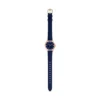 Reloj Gilmore de tres agujas con correa de piel azul marino Reloj Gilmore de tres agujas con correa de piel azul marino
