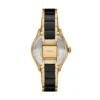 Reloj Gilmore de tres agujas con fecha, tono dorado y cerámica negra Reloj Gilmore de tres agujas con fecha, tono dorado y cerámica negra