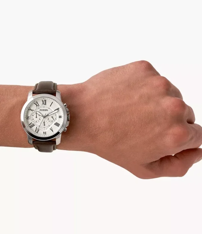 Reloj Grant Cronógrafo de cuero marrón Reloj Grant Cronógrafo de cuero marrón