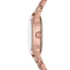 Reloj Harlow de acero inoxidable con tres agujas en tono oro rosa Reloj Harlow de acero inoxidable con tres agujas en tono oro rosa