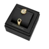 Reloj Harlow de acero inoxidable dorado con dos agujas Reloj Harlow de acero inoxidable dorado con dos agujas