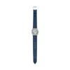 Reloj Harlow de tres agujas con correa de piel de cocodrilo azul marino Reloj Harlow de tres agujas con correa de piel de cocodrilo azul marino