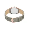 Reloj Harlow de tres agujas con correa de piel de cocodrilo gris Reloj Harlow de tres agujas con correa de piel de cocodrilo gris