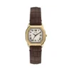 Reloj Harlow de tres agujas con correa de piel de cocodrilo marrón Reloj Harlow de tres agujas con correa de piel de cocodrilo marrón