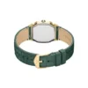Reloj Harlow de tres agujas con correa de piel de cocodrilo verde Reloj Harlow de tres agujas con correa de piel de cocodrilo verde