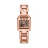 Reloj Harwell de acero inoxidable en tono oro rosa con tres agujas Reloj Harwell de acero inoxidable en tono oro rosa con tres agujas
