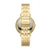 Reloj Jacqueline Sun Moon multifunción de acero inoxidable dorado