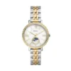 Reloj Jacqueline Sun Moon multifunción de acero inoxidable en dos tonos