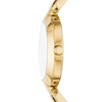 Reloj Kerrigan de acero inoxidable dorado con tres agujas Reloj Kerrigan de acero inoxidable dorado con tres agujas
