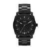 Reloj Machine de acero inoxidable negro Reloj Machine de acero inoxidable negro
