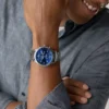 Reloj multifunción Bennett de acero inoxidable color cañón