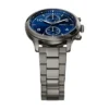 Reloj multifunción Bennett de acero inoxidable color cañón