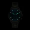 Reloj multifunción Bennett de acero inoxidable color cañón