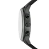 Reloj multifunción Bennett de cuero negro Reloj multifunción Bennett de cuero negro