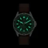 Reloj multifunción Garrett de cuero marrón Reloj multifunción Garrett de cuero marrón