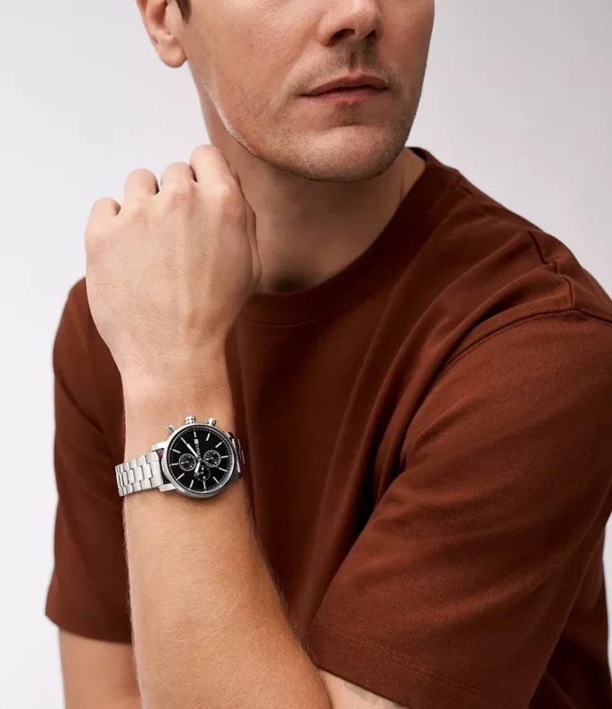 Reloj multifunción Rhett de acero inoxidable Reloj multifunción Rhett de acero inoxidable