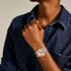 Reloj multifunción Riley de acero inoxidable en tono oro rosa Reloj multifunción Riley de acero inoxidable en tono oro rosa