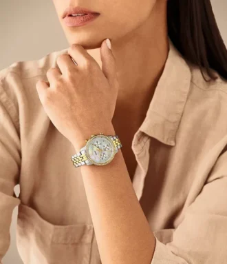 Reloj Neutra Chronograph de acero inoxidable en dos tonos