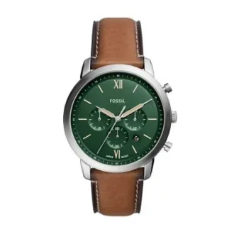 Reloj Neutra Chronograph Tan LiteHide™ de piel