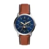 Reloj Neutra Moonphase multifunción con correa de piel marrón Reloj Neutra Moonphase multifunción con correa de piel marrón