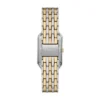 Reloj Raquel de acero inoxidable bicolor con tres agujas y fecha Reloj Raquel de acero inoxidable bicolor con tres agujas y fecha