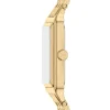 Reloj Raquel de acero inoxidable dorado con tres agujas Reloj Raquel de acero inoxidable dorado con tres agujas