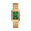 Reloj Raquel de acero inoxidable dorado con tres agujas y fecha Reloj Raquel de acero inoxidable dorado con tres agujas y fecha