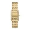 Reloj Raquel de acero inoxidable dorado con tres agujas y fecha Reloj Raquel de acero inoxidable dorado con tres agujas y fecha