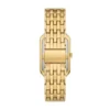 Reloj Raquel de acero inoxidable dorado con tres agujas y fecha Reloj Raquel de acero inoxidable dorado con tres agujas y fecha