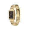 Reloj Raquel de acero inoxidable dorado con tres agujas y fecha Reloj Raquel de acero inoxidable dorado con tres agujas y fecha