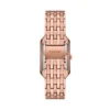 Reloj Raquel de acero inoxidable tono oro rosa con tres agujas y fecha Reloj Raquel de acero inoxidable tono oro rosa con tres agujas y fecha