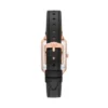 Reloj Raquel de tres agujas con fecha y correa de piel LiteHide™ negra Reloj Raquel de tres agujas con fecha y correa de piel LiteHide™ negra