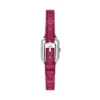 Reloj Raquel Mini de dos agujas con correa de piel rosa Reloj Raquel Mini de dos agujas con correa de piel rosa