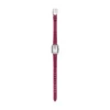 Reloj Raquel Mini de dos agujas con correa de piel rosa Reloj Raquel Mini de dos agujas con correa de piel rosa