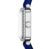 Reloj Raquel Mini de dos agujas con terciopelo azul Reloj Raquel Mini de dos agujas con terciopelo azul