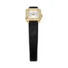 Reloj Raquel Mini de dos agujas en terciopelo negro Reloj Raquel Mini de dos agujas en terciopelo negro