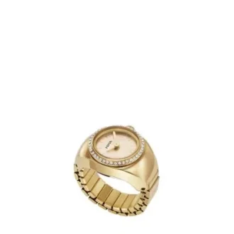 Reloj Ring Dos agujas Acero inoxidable dorado