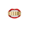 Reloj Ring Dos agujas Acero inoxidable dorado Reloj Ring Dos agujas Acero inoxidable dorado