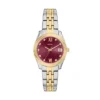 Reloj Scarlette de acero inoxidable bicolor con tres agujas y fecha Reloj Scarlette de acero inoxidable bicolor con tres agujas y fecha