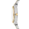 Reloj Scarlette de acero inoxidable bicolor con tres agujas y fecha Reloj Scarlette de acero inoxidable bicolor con tres agujas y fecha