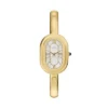 Reloj Sloan de acero inoxidable dorado con tres agujas y brazalete tipo esclava Reloj Sloan de acero inoxidable dorado con tres agujas y brazalete tipo esclava