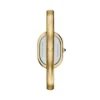 Reloj Sloan de acero inoxidable dorado con tres agujas y brazalete tipo esclava Reloj Sloan de acero inoxidable dorado con tres agujas y brazalete tipo esclava