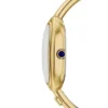 Reloj Sloan de acero inoxidable dorado con tres agujas y brazalete tipo esclava Reloj Sloan de acero inoxidable dorado con tres agujas y brazalete tipo esclava