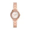 Reloj Stella de acero inoxidable tono oro rosa con tres agujas y fecha Reloj Stella de acero inoxidable tono oro rosa con tres agujas y fecha
