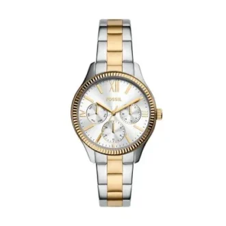Rye Reloj multifunción de acero inoxidable en dos tonos